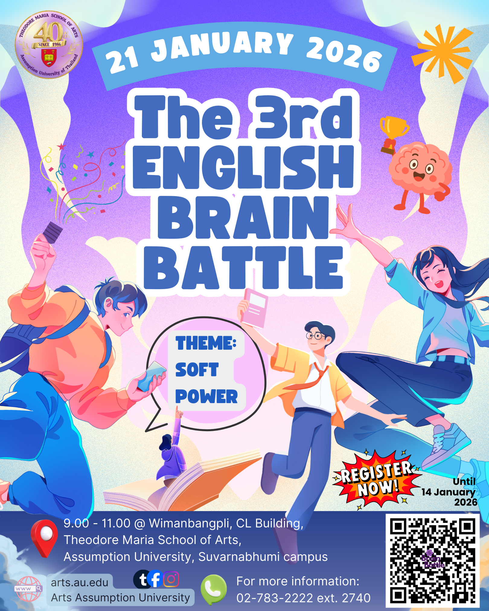 Poster - English Brain Battle 2-2025